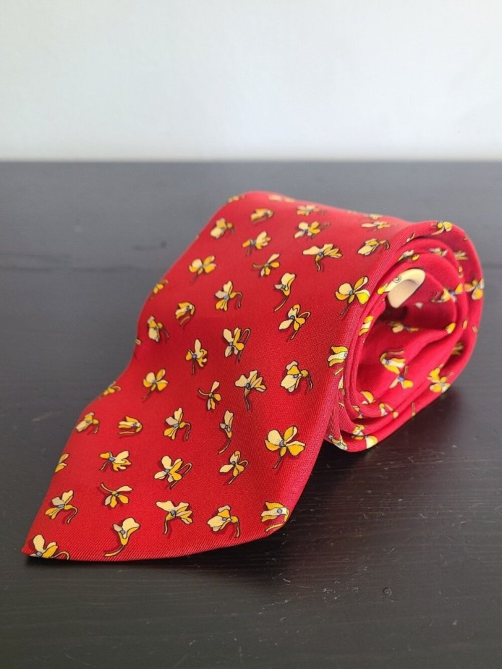 SALVATORE FERRAGAMO Men’s Tie Red Floral